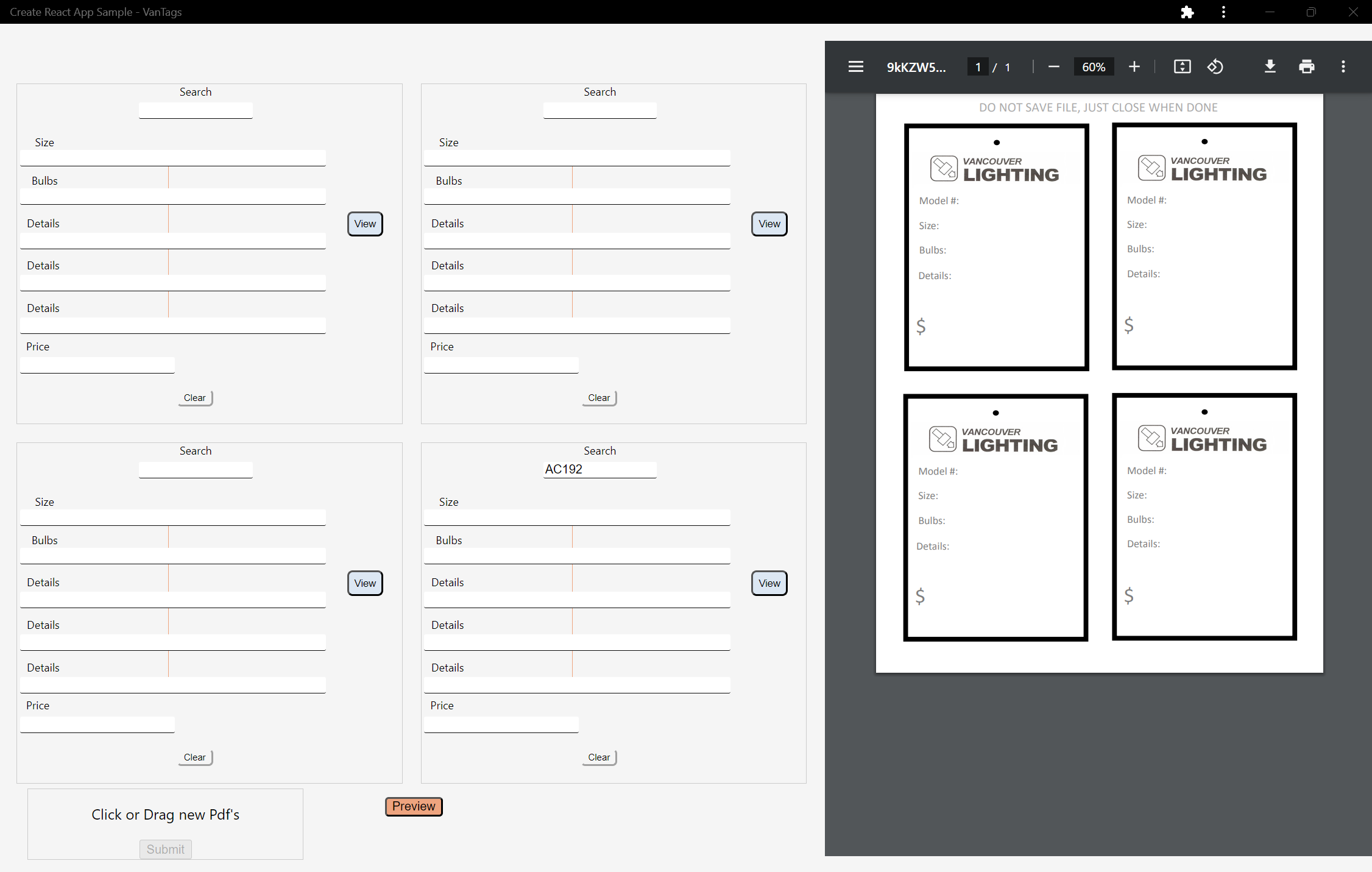 Vancouver Lighting - Tag Creation Automation preview